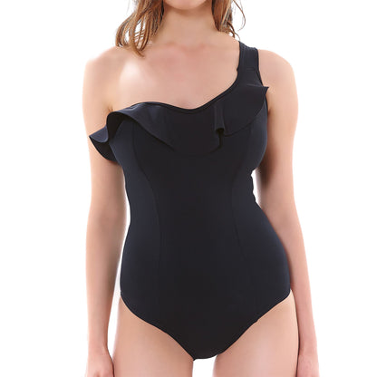 Freya Remix Sculpt Frilled Swimsuit - Black