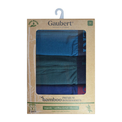 Gaubert Premium Bamboo Boxer Shorts (3 Pack) - Multi Gaubert