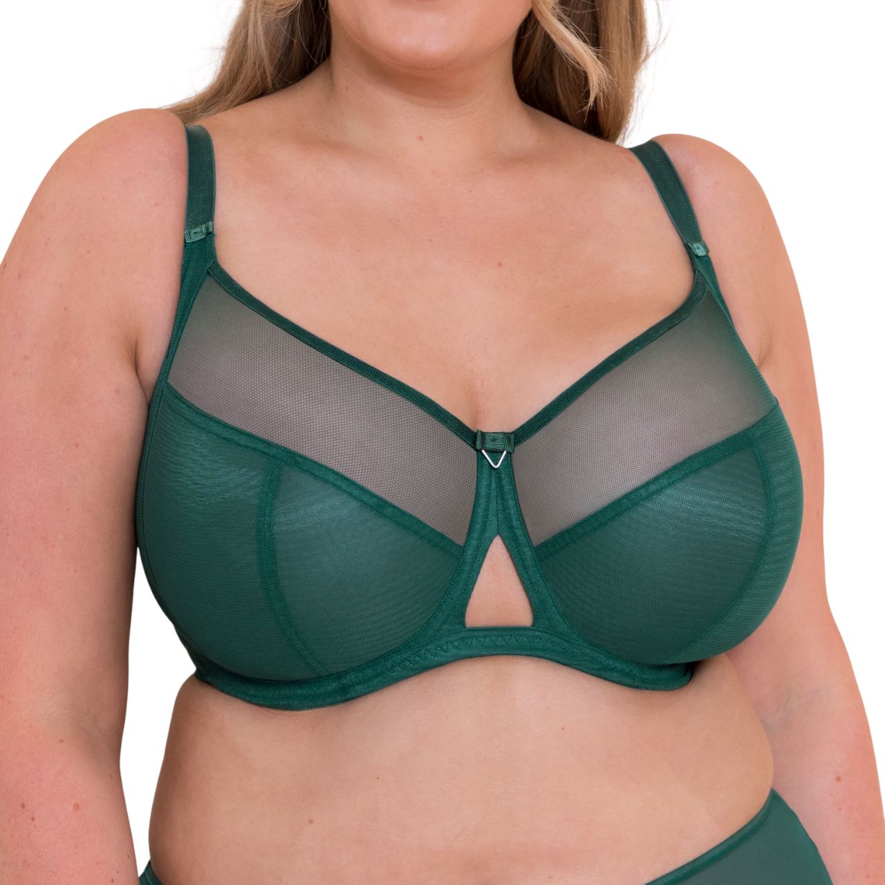 Curvy Kate Victory Balcony Bra - Forest Green Curvy Kate