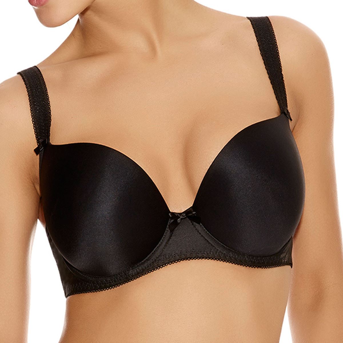 Freya Deco Moulded Plunge Bra - Black