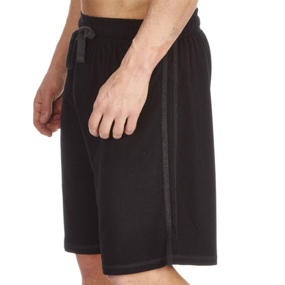 Cargo Bay Mens Contrast Stripe Pyjamas - Black/Charcoal