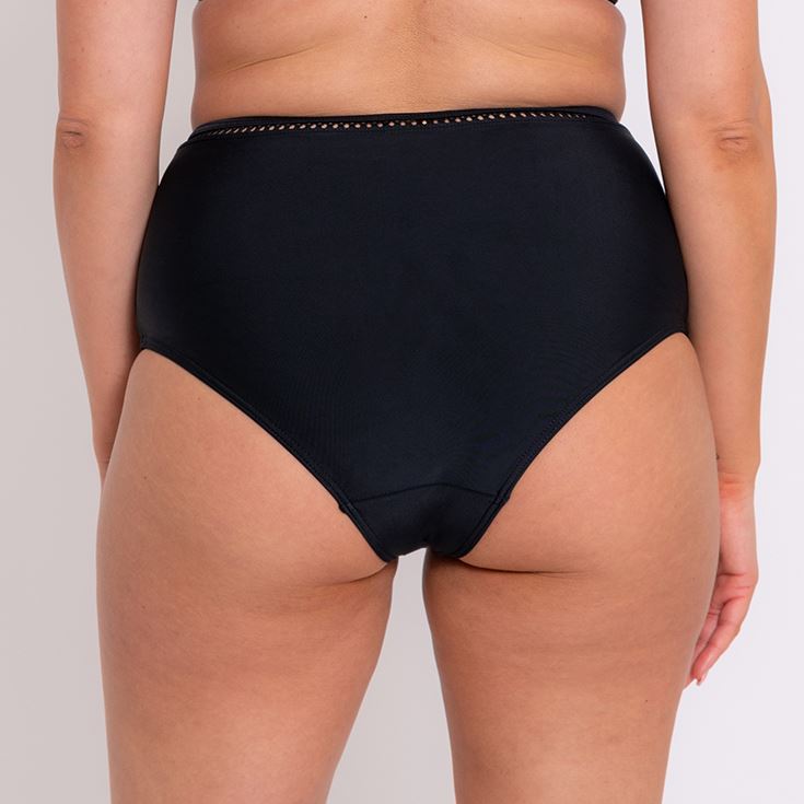 Curvy Kate First Class High Waist Bikini Brief - Black