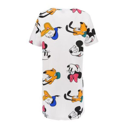 Minnie Mouse Womens Nightdress - White