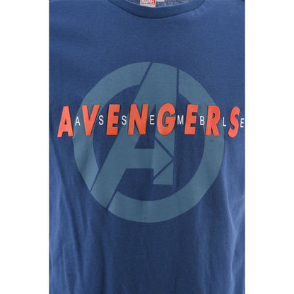 Mens Avengers Assemble Short Pyjama Set - Navy