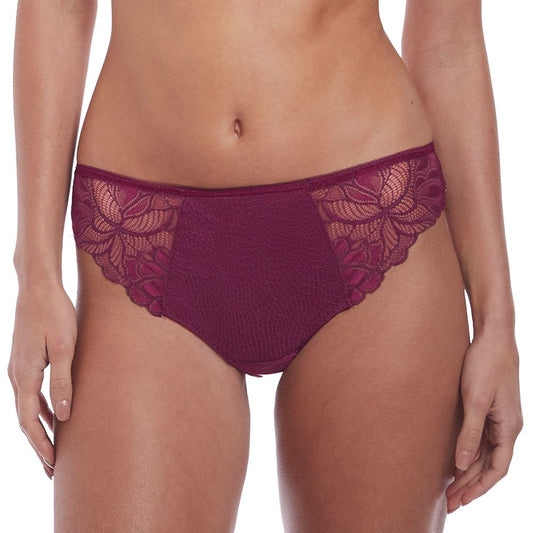 Fantasie Memoir Brazilian Thong - Black Cherry