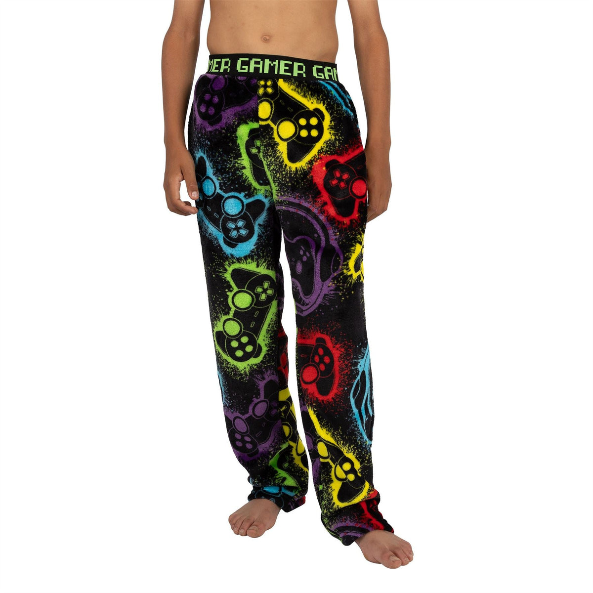 Cargo Bay Boys 'Gamer' Fleece Lounge Pants - Black Cargo Bay