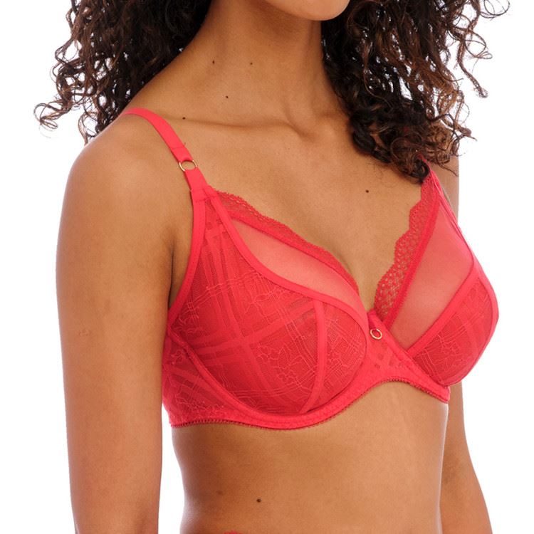 Freya Fatale Plunge Bra - Chilli Red