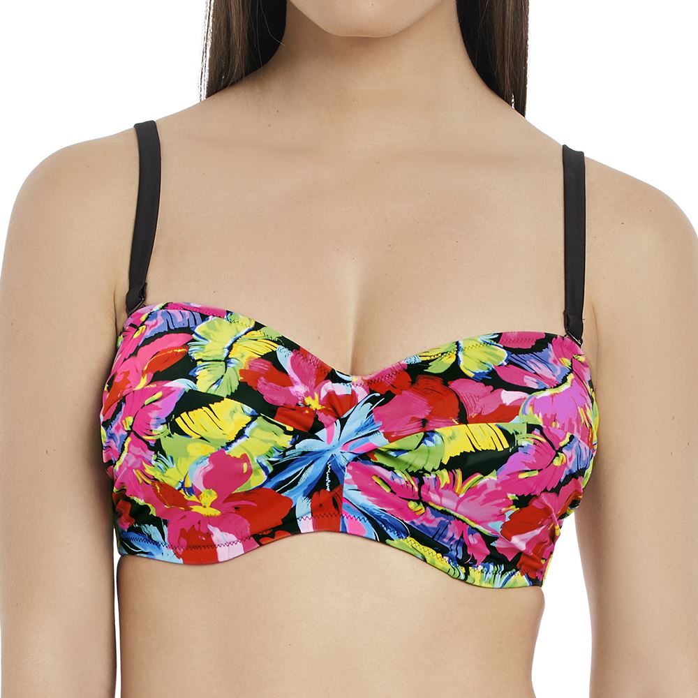 Fantasie Santa Barbara Multiway Twist Bandeau Bikini Top - Multi
