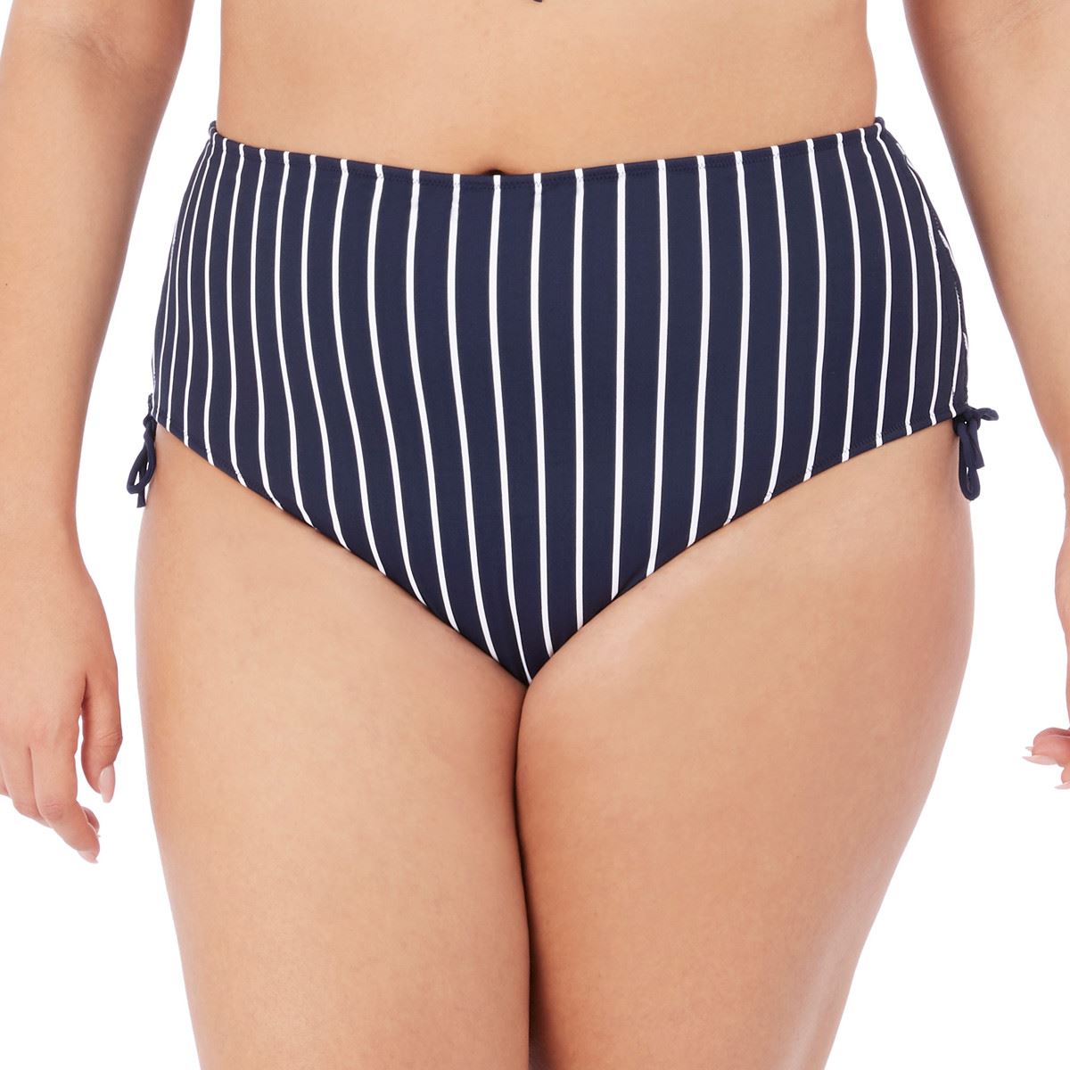 Elomi Plain Sailing Adjustable Bikini Brief - Midnight Stripe