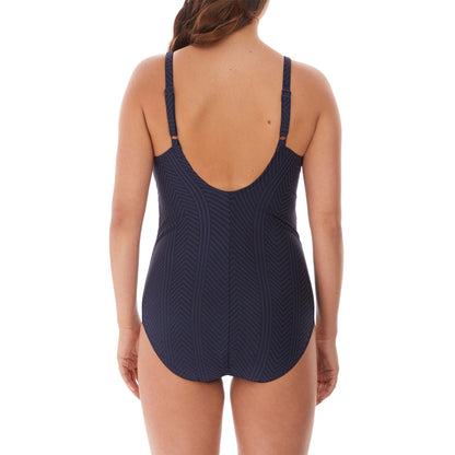 Fantasie Long Island Deep Plunge Wrap Swimsuit - Ink