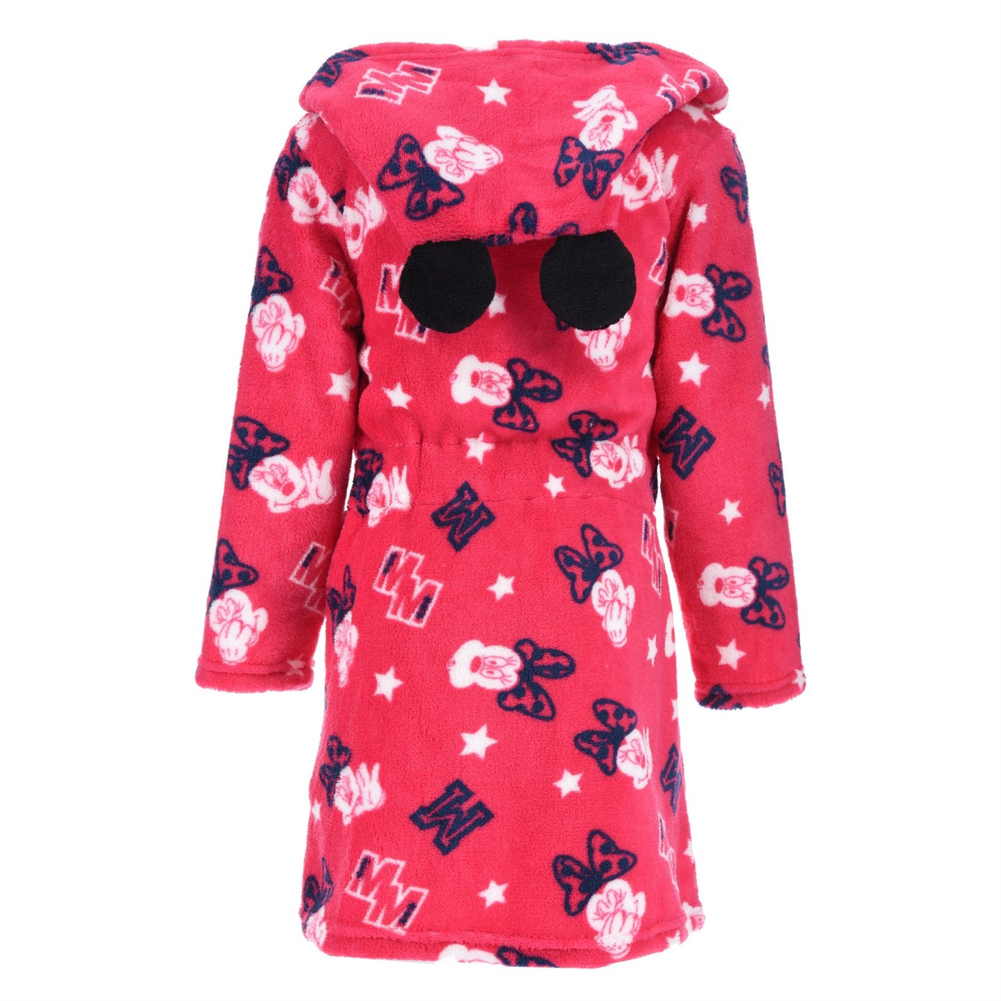 Minnie Mouse Kids Fleece 'M' Robe - Fushia