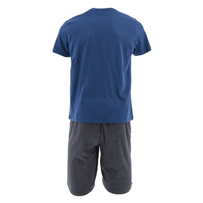 Mens Avengers Assemble Short Pyjama Set - Navy