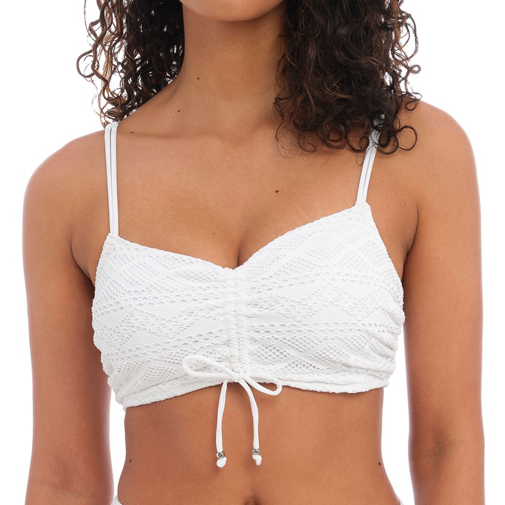 Freya Sundance Bralette Bikini Top - White