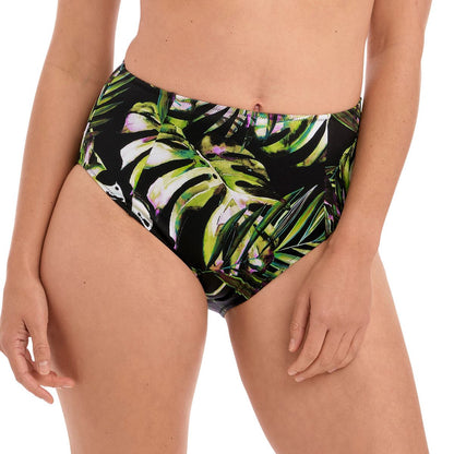 Fantasie Palm Valley High Waist Bikini Brief - Black