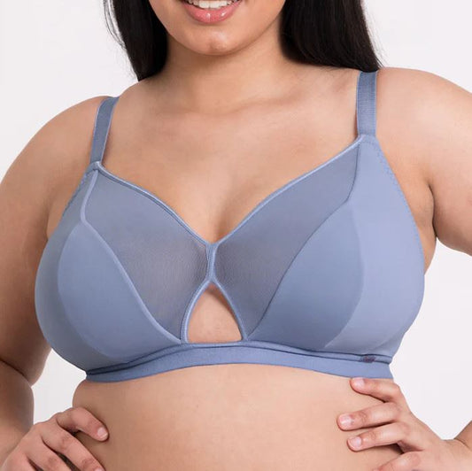 Curvy Kate Get Up and Chill Bralette - Slate Blue