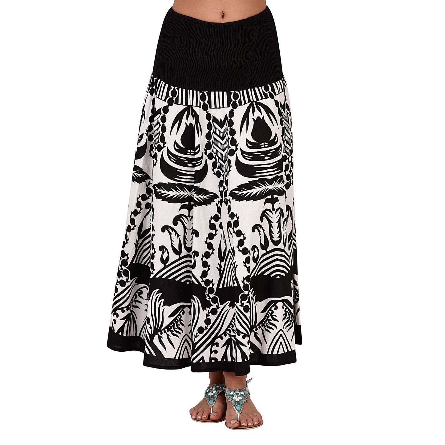 Pistachio Floral 2 in 1 Dress - Black