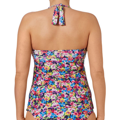 Freya Summer 50's Halter Tankini Top - Indigo