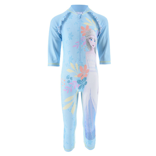Girls Disney Frozen Elsa UV40+ Sunsafe - Blue