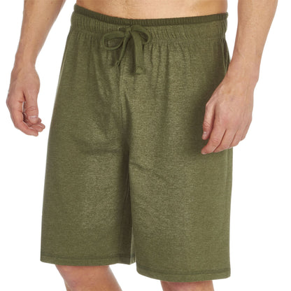 Cargo Bay Mens V Neck Top/Short Pyjamas - Khaki/Dark Khaki