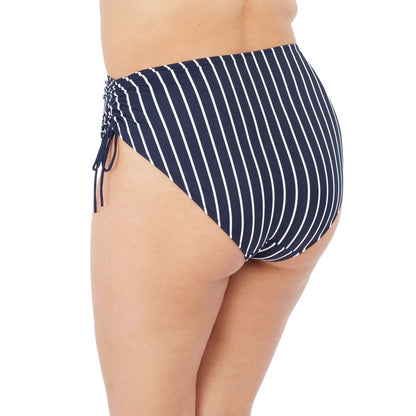 Elomi Plain Sailing Adjustable Bikini Brief - Midnight Stripe