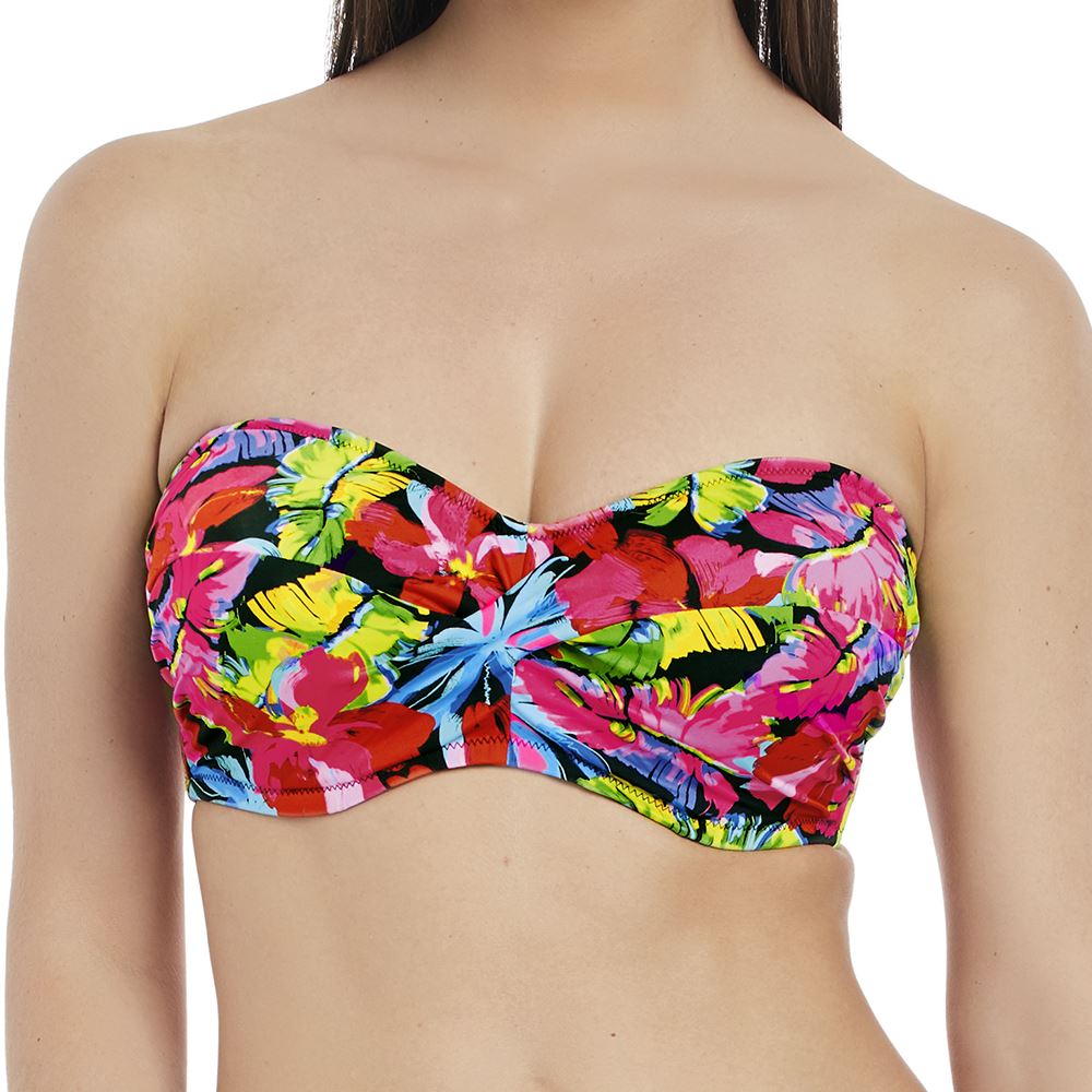 Fantasie Santa Barbara Multiway Twist Bandeau Bikini Top - Multi