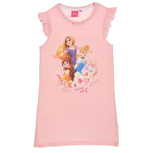 Girls Disney Princess 'No Prince No Problem' Nightdress - Pink