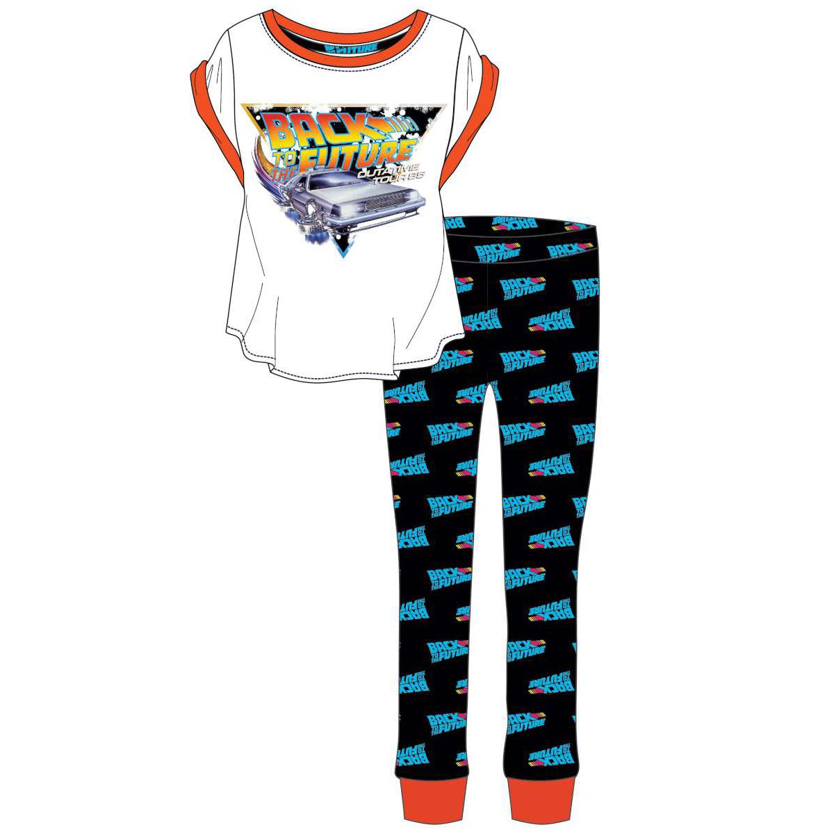 Womens Back To The Future Pyjama Set