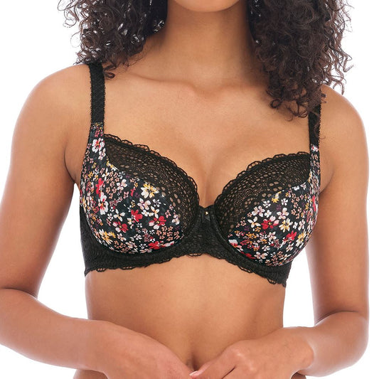 Freya Boho Vibes Plunge Bra - Black