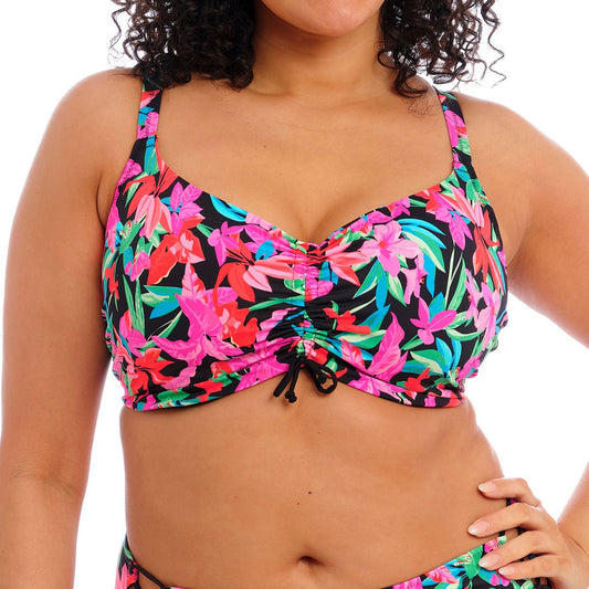 Elomi Savaneta Crop Bikini Top - Black