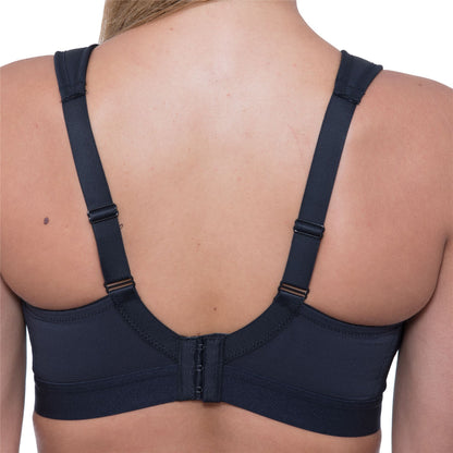 Gemm Crop Top Sports Bra - Black