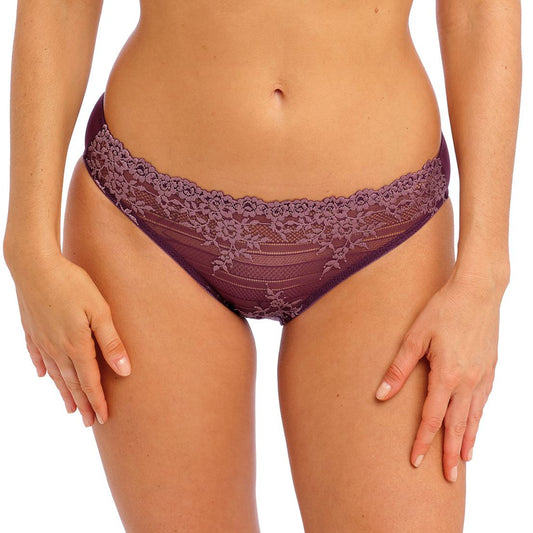 Wacoal Embrace Lace Brief - Italian Plum/Valerian Wacoal