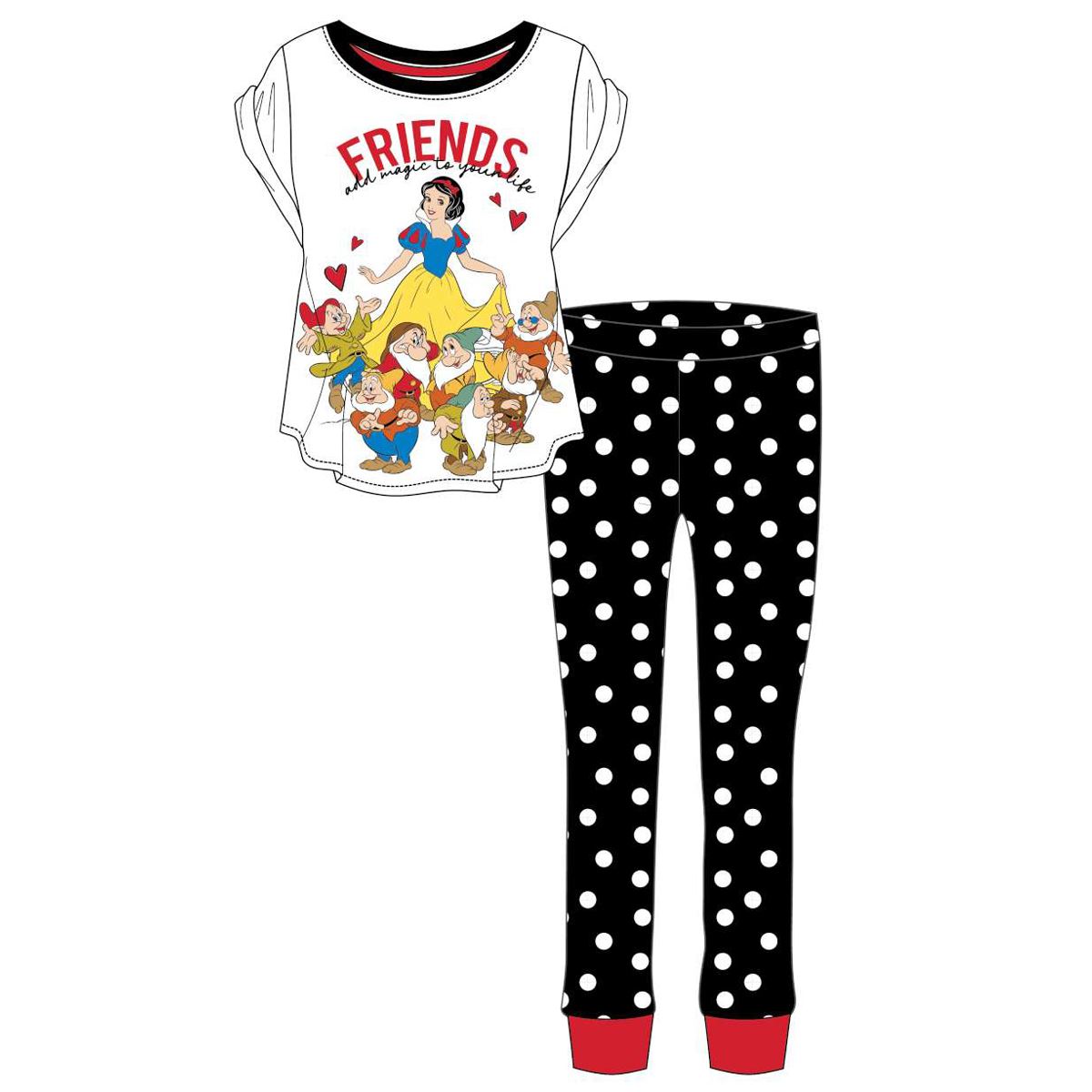 Womens Snow White 'Friends' Pyjama Set