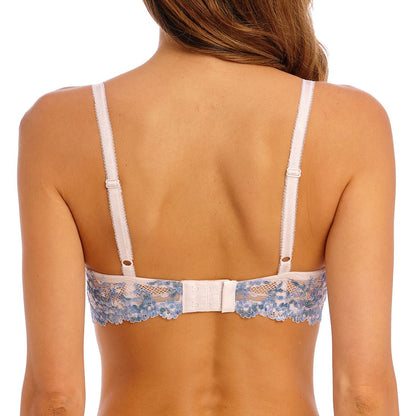 Wacoal Embrace Lace Bra - Pastel Parchment/Blue Multi Wacoal