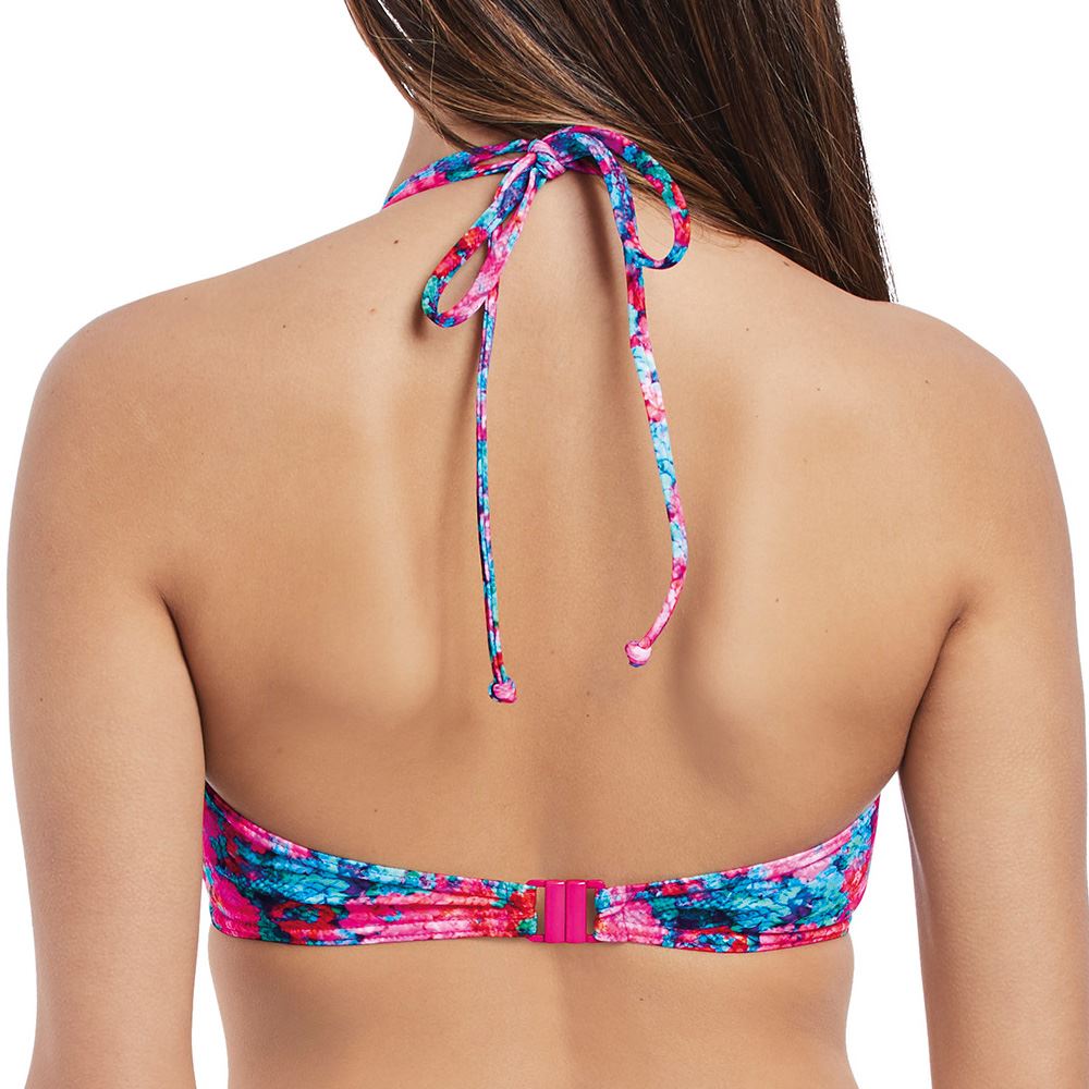 Freya Mamba Bandless Halter Bikini Top - Multi