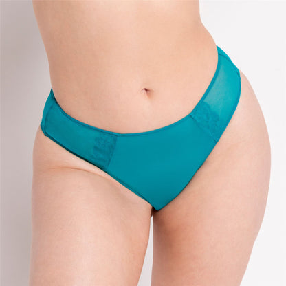 Curvy Kate Eye Spy Brazilian Brief - Turquoise