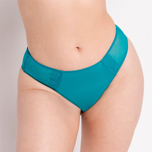 Curvy Kate Eye Spy Brazilian Brief - Turquoise