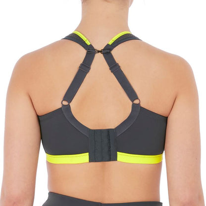 Freya Active Dynamic Soft Cup Crop Top Sports Bra - Lime Twist