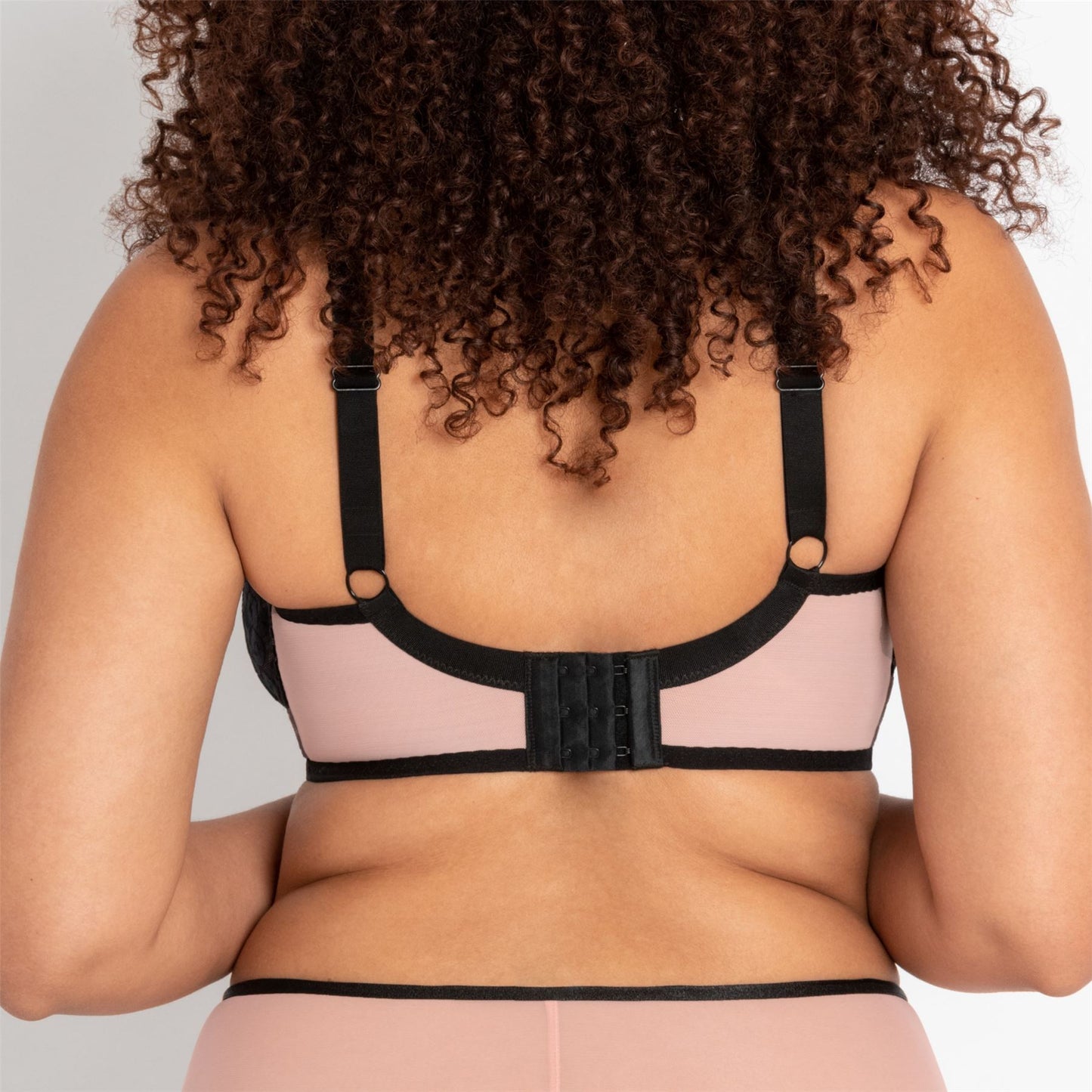 Curvy Kate Victory Wild Balcony Bra - Black/Blush