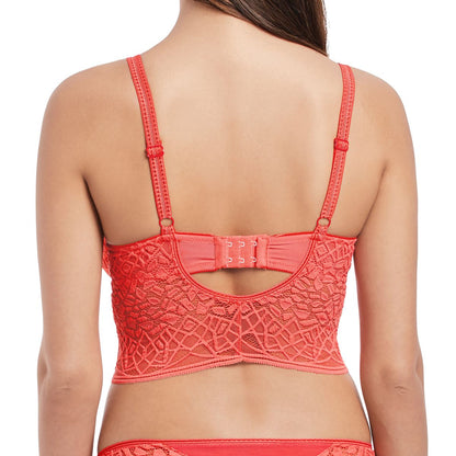 Freya Soiree Lace Bralette - Coral
