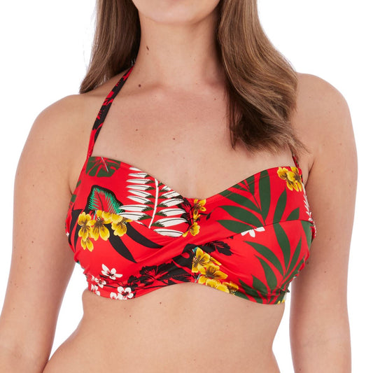Fantasie Vilamoura Twist Bandeau Bikini Top - Lollipop