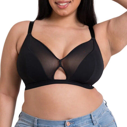 Curvy Kate Get Up and Chill Bralette - Black