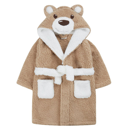 Minikidz Kids Novelty Fleece Teddy Bear Robe