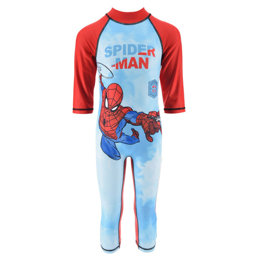 Boys Spiderman UV40+ Sunsafe - Red