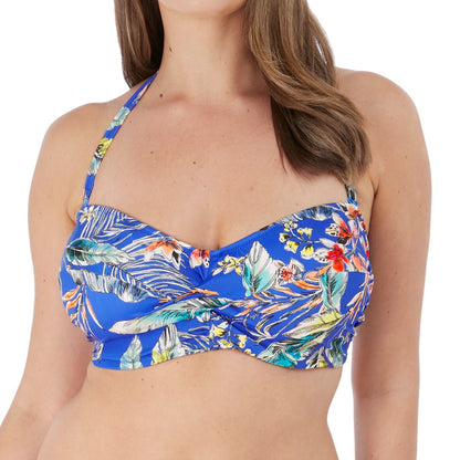 Fantasie Burano Twist Bandeau Bikini Top - Pacific