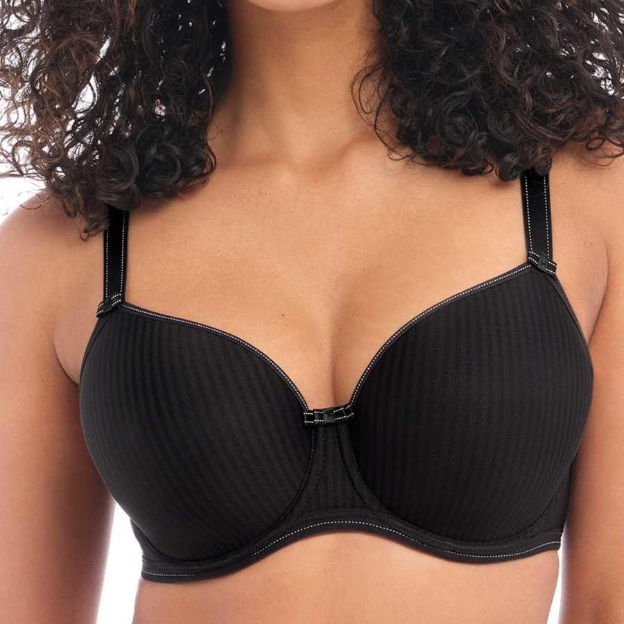 Freya Idol Moulded Balcony Bra - Black