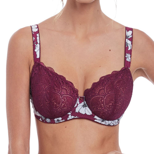 Fantasie Olivia Vertical Seam Bra - Black Cherry