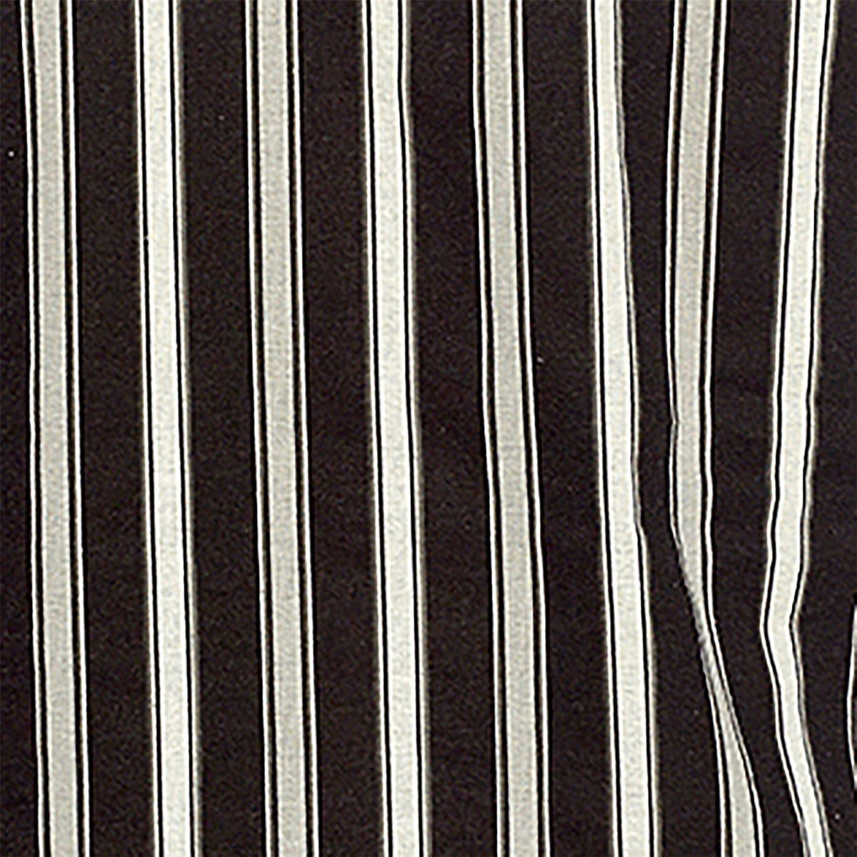 Tom Franks Mens Flannel Pyjamas - Black/White Stripe Tom Franks
