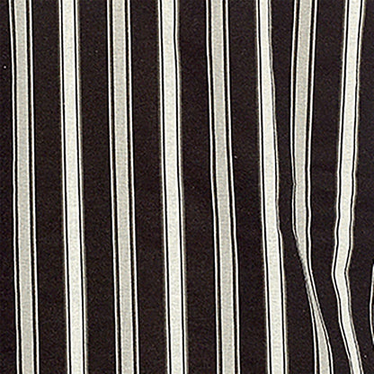 Tom Franks Mens Flannel Pyjamas - Black/White Stripe Tom Franks