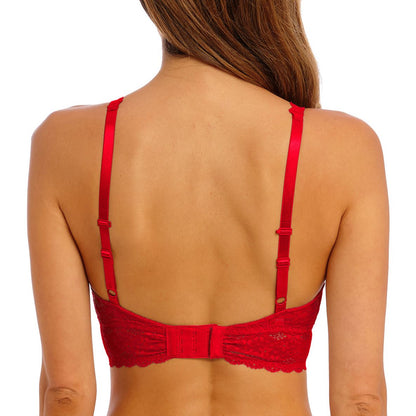 Wacoal Halo Lace Soft Cup Bra - Barbados Cherry