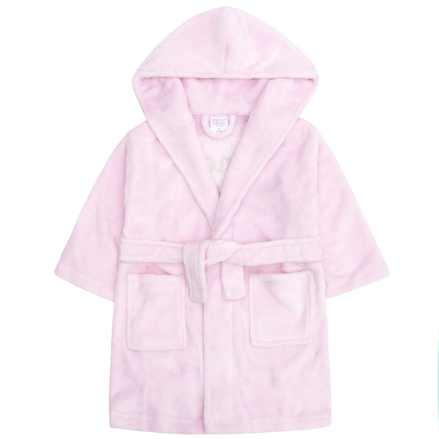 Minikidz Girls 'Princess Squad' Fleece Robe - Pink